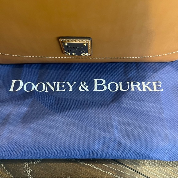 NWT Dooney & Bourke Nana All Leather Tote - Brown - Picture 9 of 13